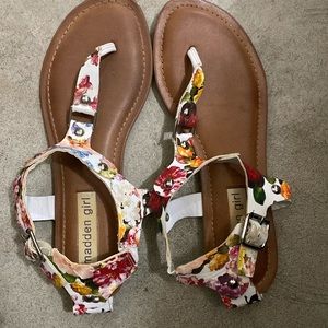madden girl floral sandals